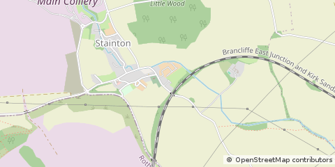 Map of Rotherham