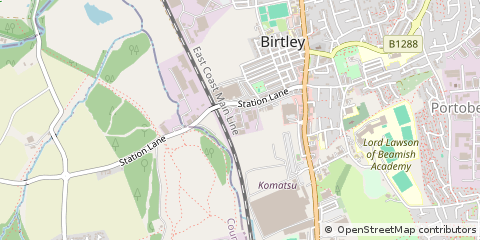 Map of Birtley