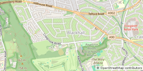 Map of Edinburgh, Midlothian