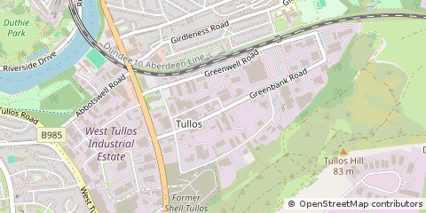 Map of Aberdeen