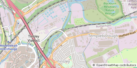 Map of Sheffield