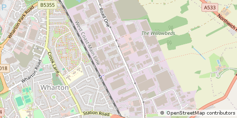 Map of Winsford
