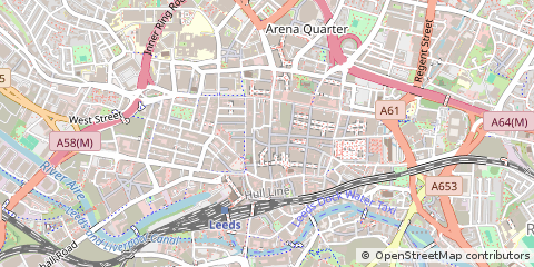 Map of Leeds
