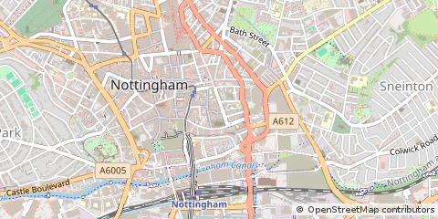 Map of Nottingham