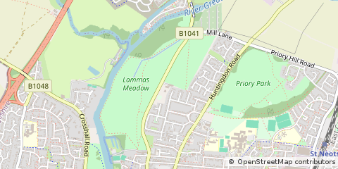 Map of ST. Neots, Cambridgeshire