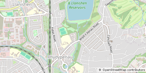 Map of Cardiff