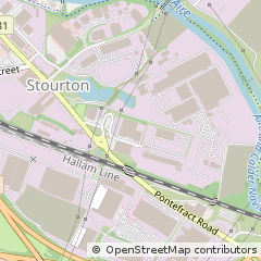 Map of Leeds, West Yorkshire