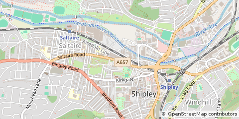 Map of Shipley