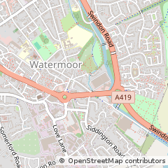 Map of Cirencester