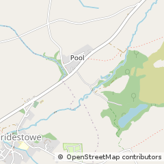 Map of Okehampton, Devon