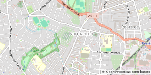 Map of Derby, Derbyshire