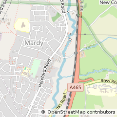 Map of Abergavenny