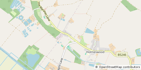 Map of Ormskirk