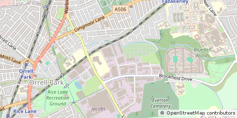Map of Liverpool, Merseyside