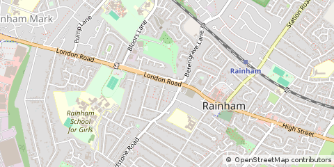 Map of Gillingham, Kent