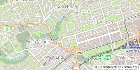 Map of Edinburgh