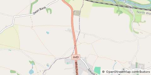 Map of Tarporley, Cheshire