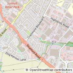 Map of Solihull