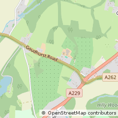 Map of Cranbrook, Kent