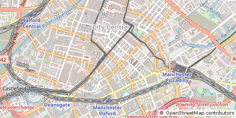 Map of Manchester