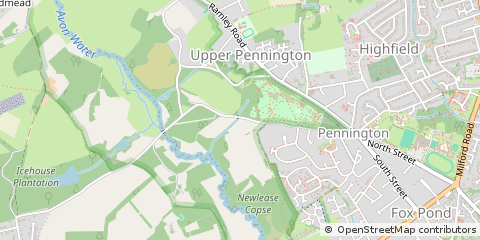 Map of Lymington