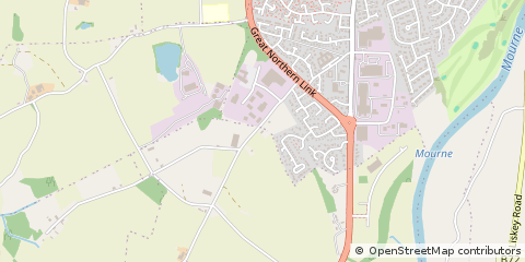 Map of Strabane, Tyrone