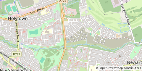 Map of Motherwell