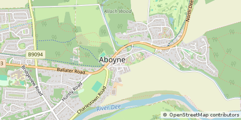 Map of Aboyne