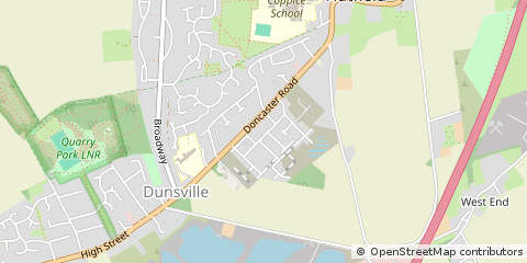 Map of Doncaster