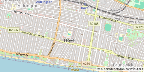 Map of Hove