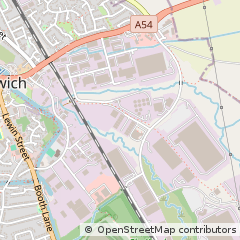 Map of Middlewich