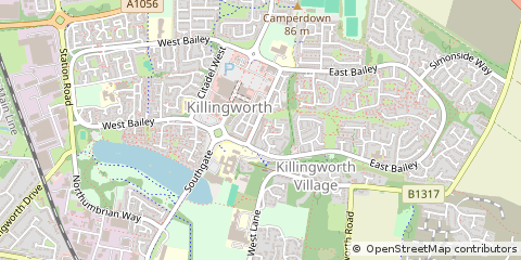 Map of Newcastle Upon Tyne