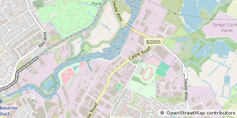 Map of Sittingbourne, Kent