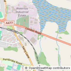 Map of Pembroke Dock, Pembrokeshire