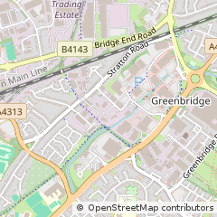 Map of Swindon, Wiltshire