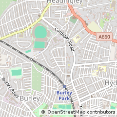 Map of Leeds, West Yorkshire