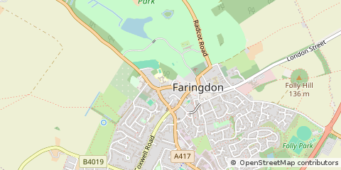 Map of Faringdon