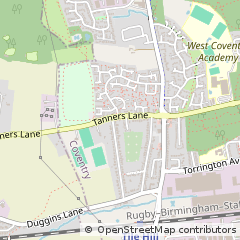 Map of Coventry