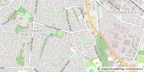 Map of Fareham