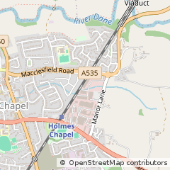 Map of Crewe, Cheshire