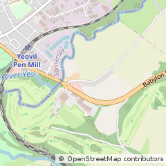 Map of Yeovil, Somerset