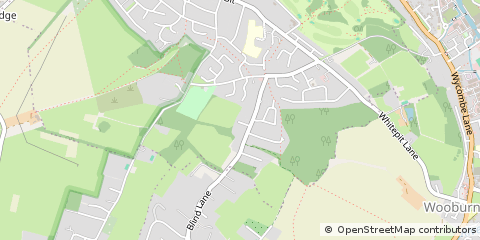 Map of High Wycombe