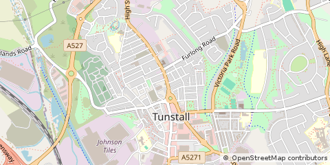 Map of Stoke-on-Trent