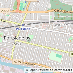 Map of Hove, East Sussex