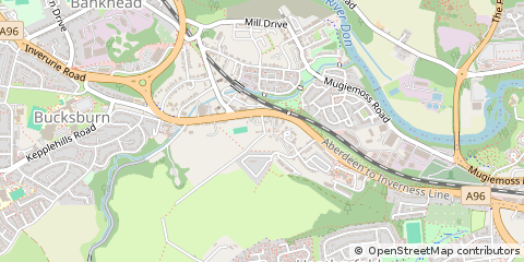 Map of Aberdeen