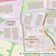 Map of Warrington
