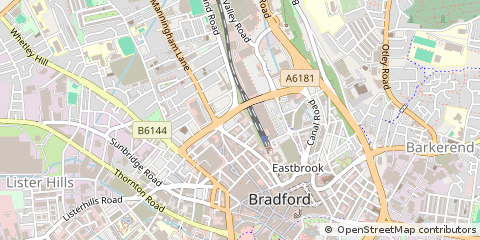 Map of Bradford