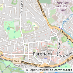 Map of Fareham, Hampshire