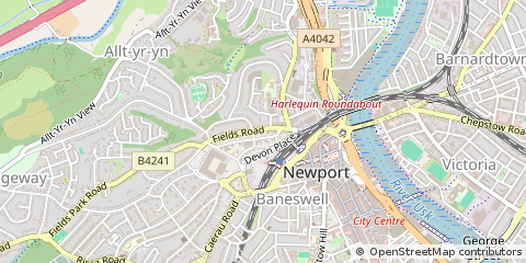 Map of Newport