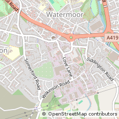 Map of Cirencester